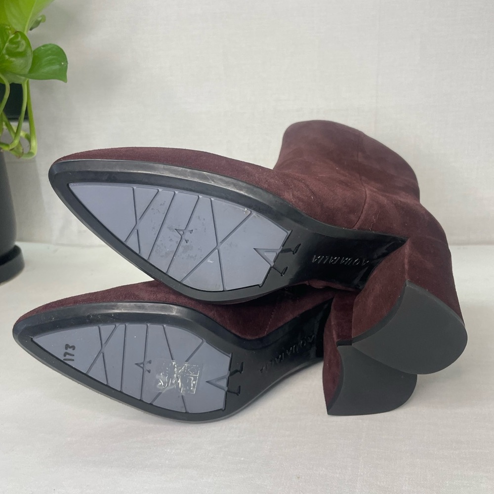Aquatalia Palomina Ankle Booties inβ Deep Wine 6M - Picture 8 of 11